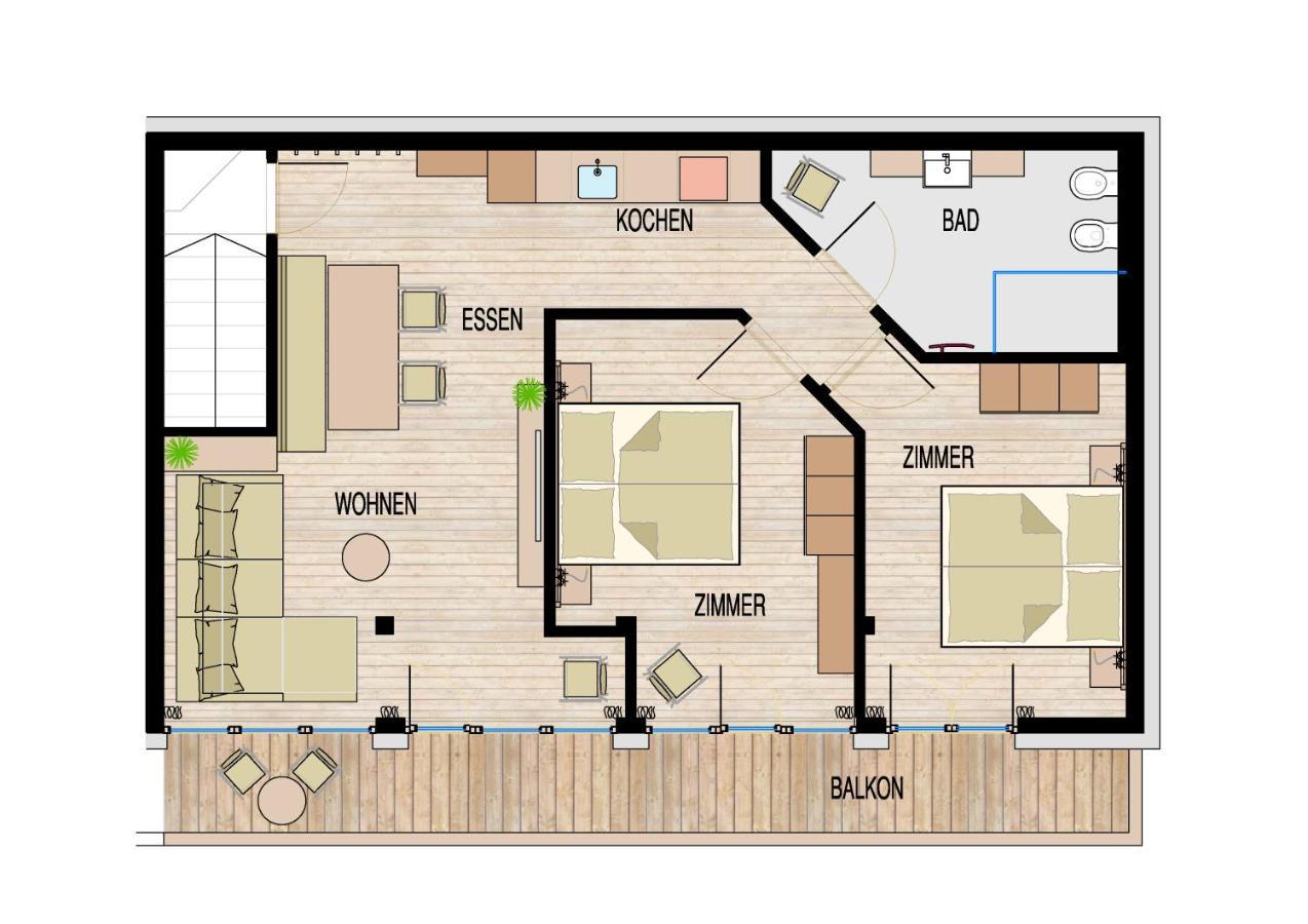 Апартаменты Haus Tannengruen Зеефельд в Тироле Экстерьер фото
